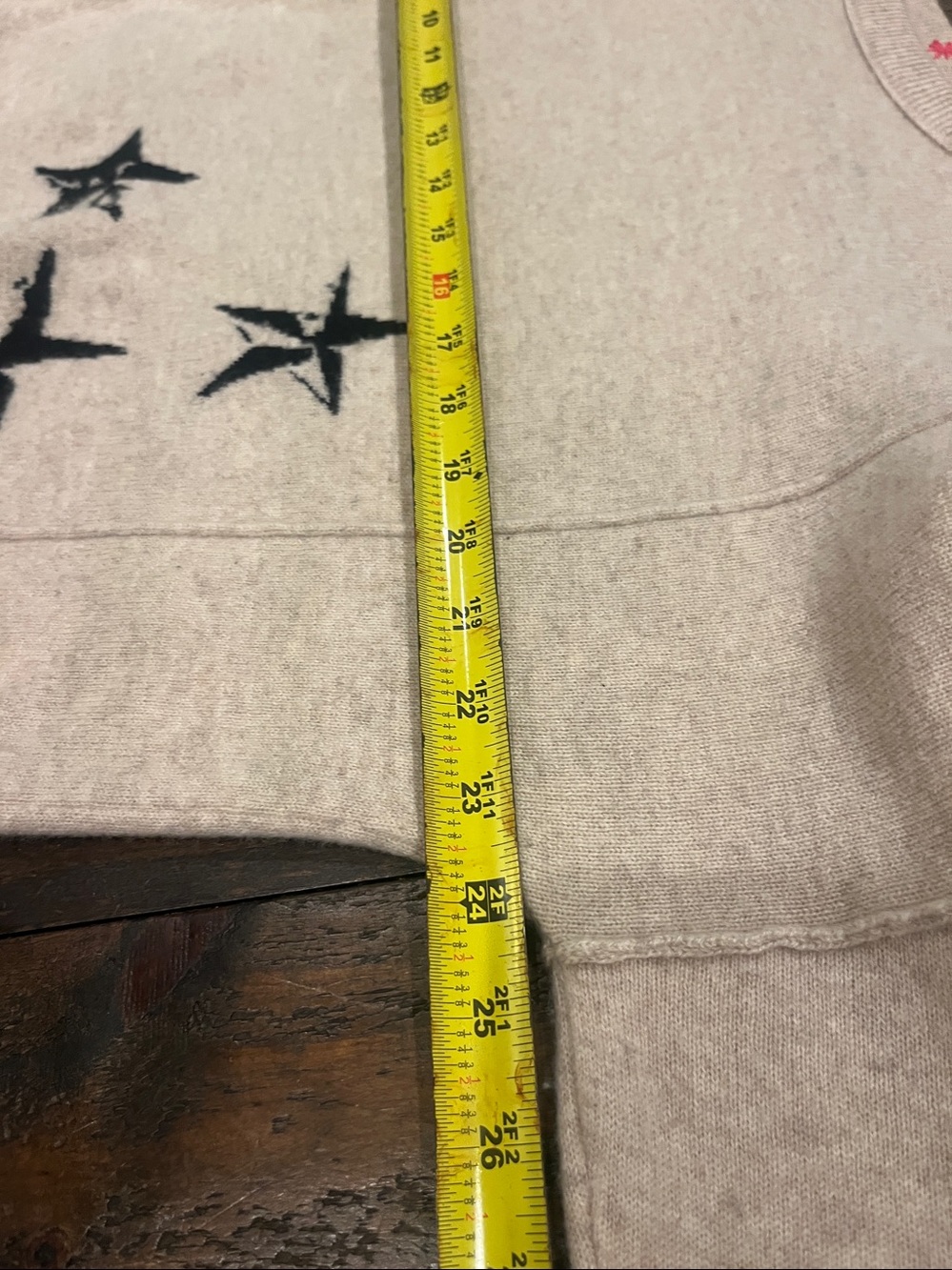 LABEL+ thread Cashmere Lucky Stars Scoop Neck - Picture 7 of 16